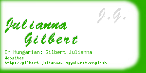 julianna gilbert business card